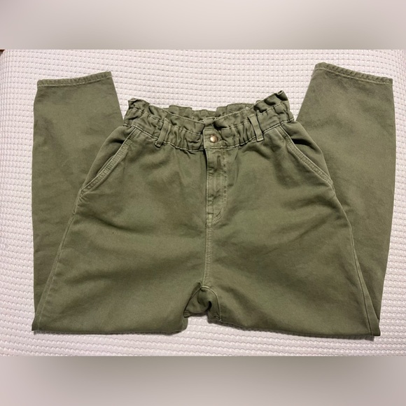 ZARA - PAPER BAG JEANS - SIZE 6 - Picture 4 of 10
